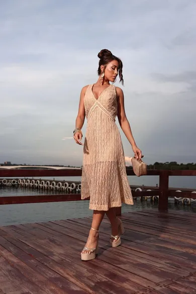 Vestido Crochet REF 4510