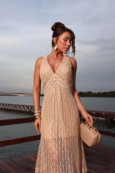 Vestido Crochet REF 4510